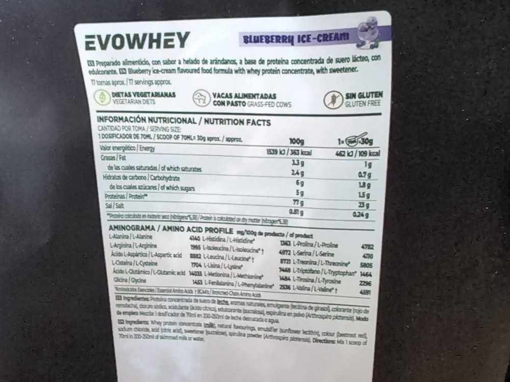 Evowhey Blueberry Ice-Cream von Klöppel | Hochgeladen von: Klöppel Evowhey Blueberry Ice-Cream von Klöppel | Hochgeladen von: Klöppel