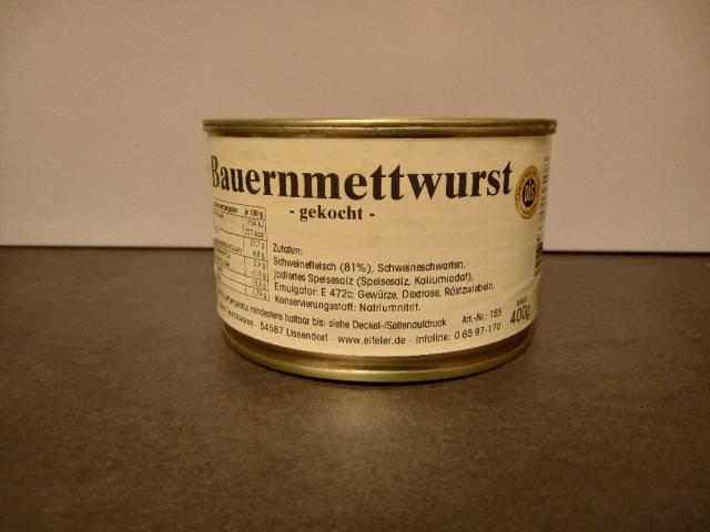 Bauernmettwurst -gekocht, 400 Gramm / Art.-Nr.:155 von melody04 | Hochgeladen von: melody04