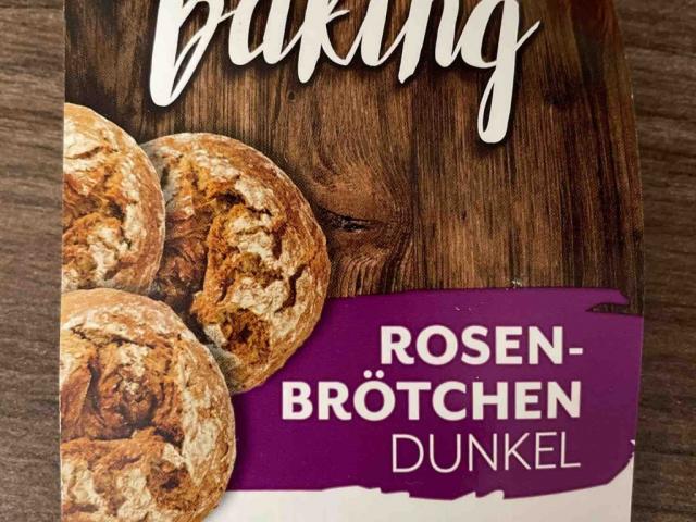 Rosen-Brötchen dunkel, zum Aufbacken von Perle2020 | Hochgeladen von: Perle2020