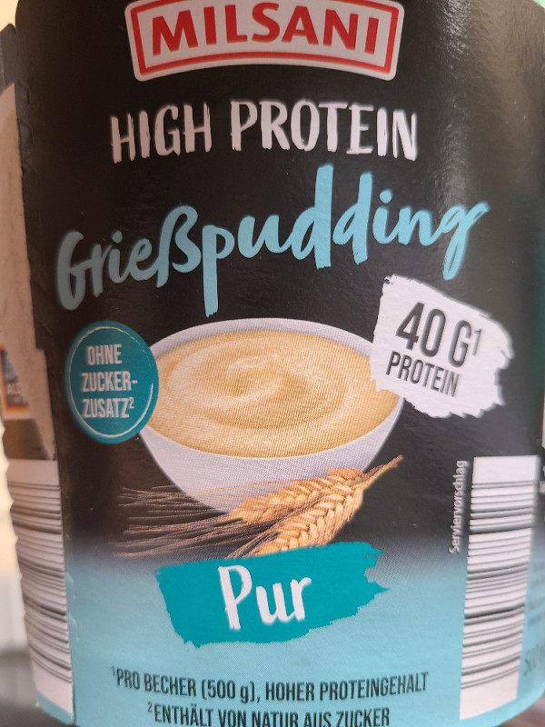 high protein Grießpudding, pur von MissIna | Hochgeladen von: MissIna