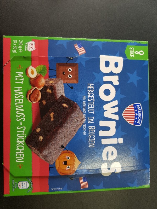 American Brownies, mit Haselnuss-Stückchen von nataschaherdalo30 | Hochgeladen von: nataschaherdalo308