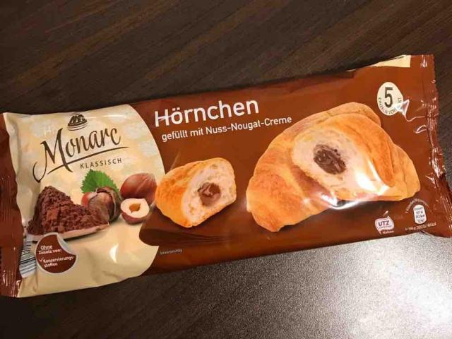 Hörnchen für Kinder (mit Nuss-Nugat-Creme-Füllung), Schokolade v | Hochgeladen von: marenha