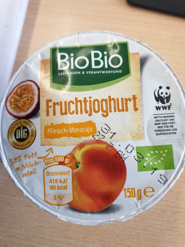 Fruchtjoghurt, 3,8%, Pfirsich-Maracuja von petii | Hochgeladen von: petii