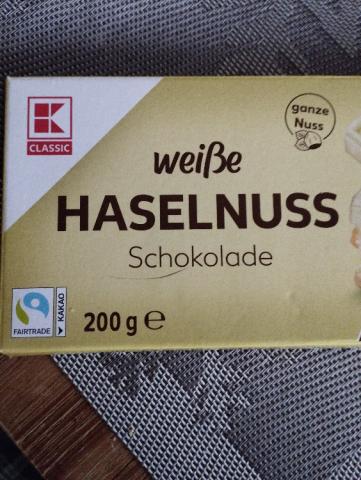 Weiße Haselnuss Schokolade von Rubensbaer | Hochgeladen von: Rubensbaer