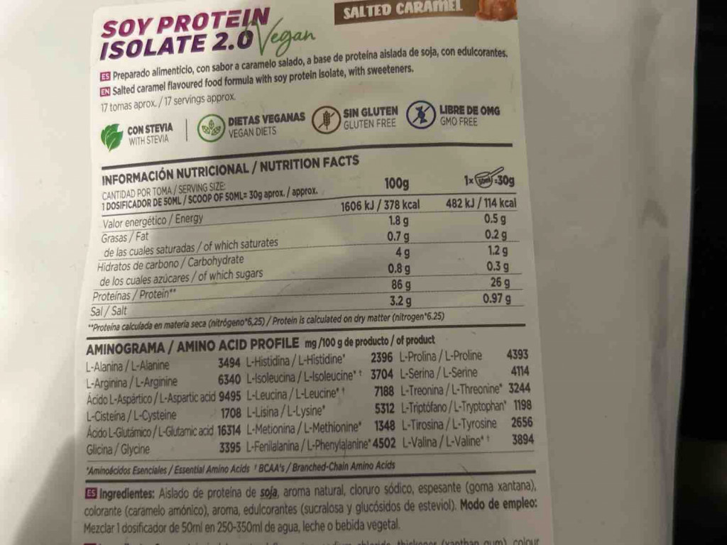 Soy Protein Isolate Salted Caramel von ReWayZ | Hochgeladen von: ReWayZ