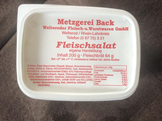 Fleischsalat Metzgerei Back, eigene Herstellung von dasleben2012 | Hochgeladen von: dasleben2012