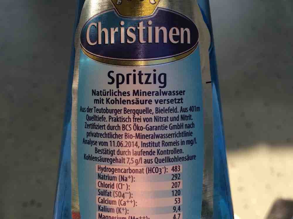 Christinen, Mineralwasser spritzig von Tacki78 | Hochgeladen von: Tacki78