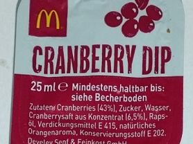 Cranberry Dip McDonalds | Hochgeladen von: michhof