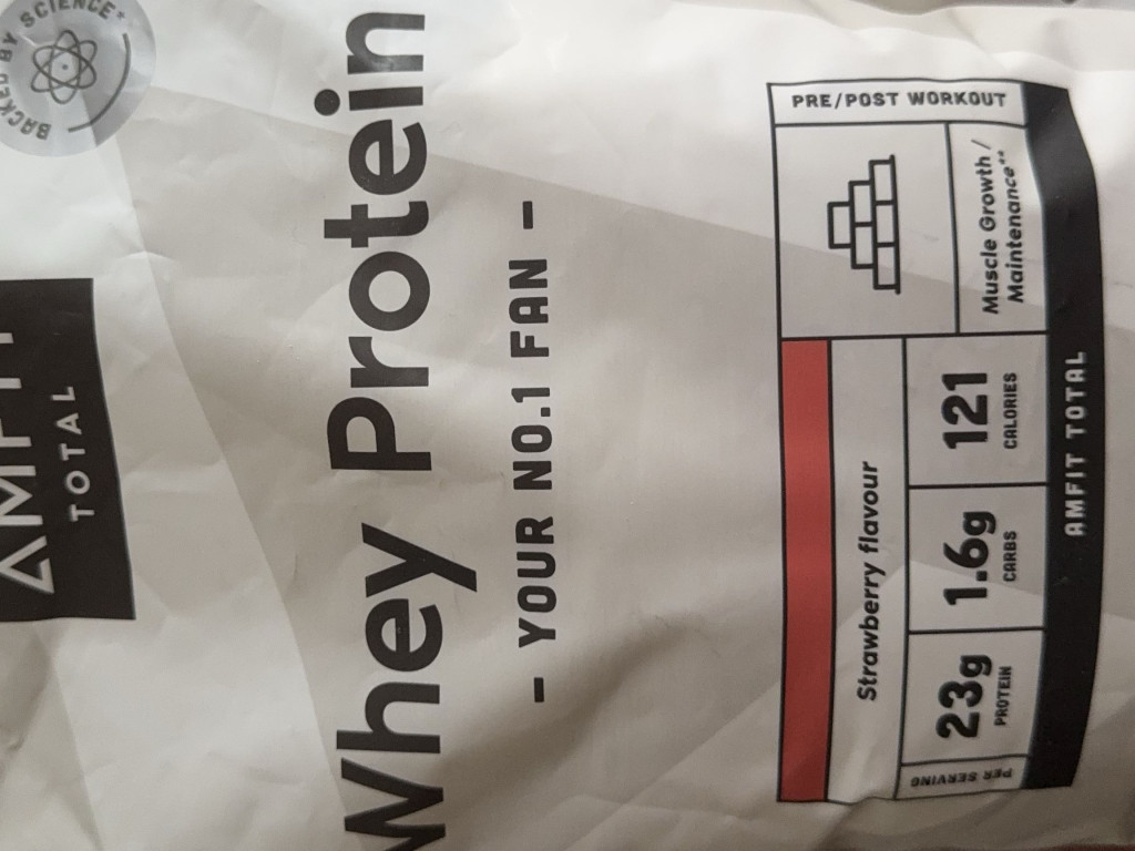 Amfit Total Whey Protein, Strawberry von csturzel | Hochgeladen von: csturzel
