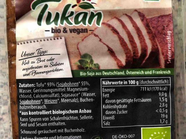 Tukan Räuchertofu von Furtschi85 | Hochgeladen von: Furtschi85