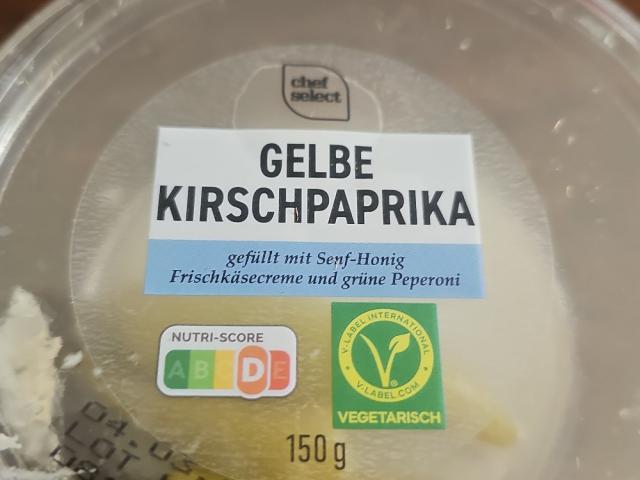 Gelbe Kirschpaprika mit Honig-Senf Frischkäse von Mathox | Hochgeladen von: Mathox