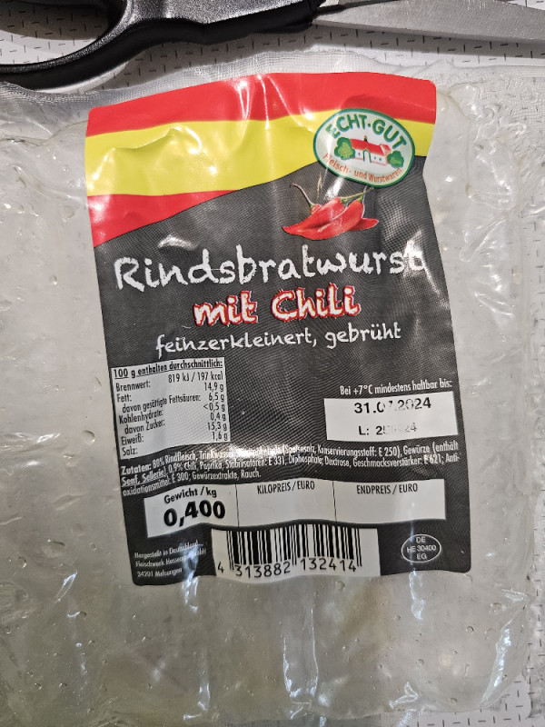 Rindsbratwurst, mit Chili von S137E | Hochgeladen von: S137E