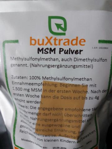MSM Pulver (Methylsulfonylmethan) von melody04 | Hochgeladen von: melody04