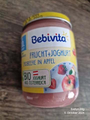 Frucht + Joghurt, Erdbeere in Apfel von Evelyn.Stlg | Hochgeladen von: Evelyn.Stlg