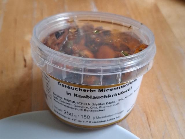 Geräucherte Miesmuscheln, In Knoblauchkräuteröl von freetkosen01 | Hochgeladen von: freetkosen01130 Geräucherte Miesmuscheln, In Knoblauchkräuteröl von freetkosen01 | Hochgeladen von: freetkosen01130