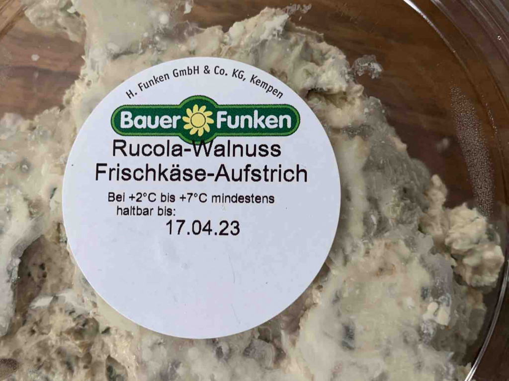 Bauer Funken, Rucola-Walnuss Frischkäse-Aufstrich Kalorien - Neue ...