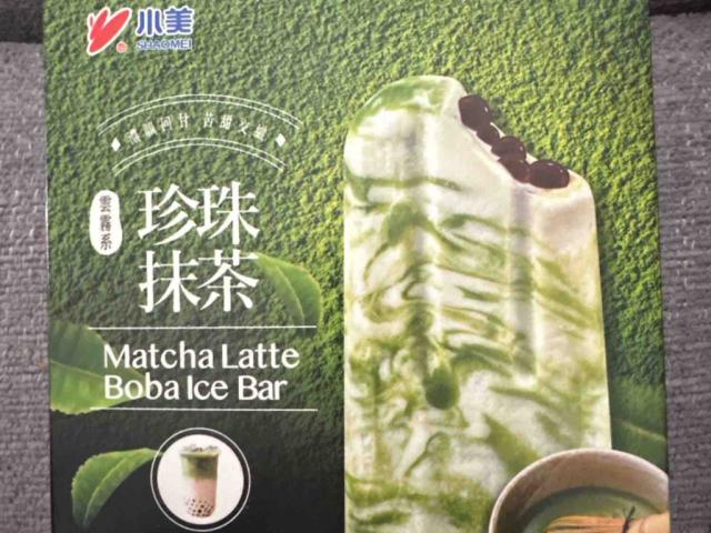 Matcha Latte Boba Ice Bar by SouadBen | Uploaded by: SouadBen