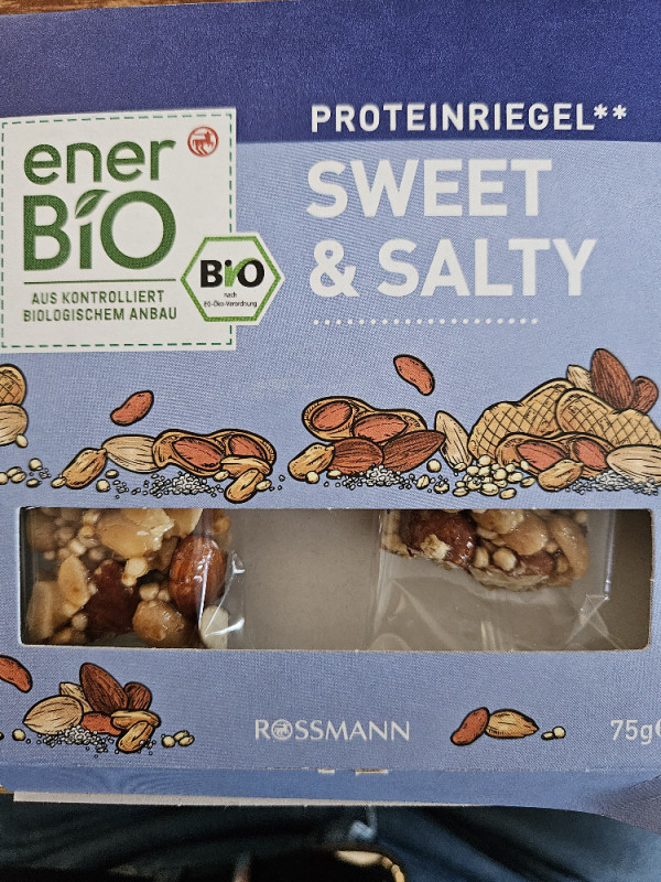 Proteinriegel  Sweet & Salty, Bio-Riegel aus Ersnüssen, Mand | Hochgeladen von: Katrin1305
