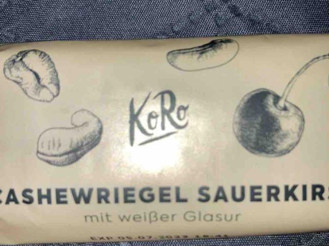 Cashewriegel Sauerkirsche, mit weißer  Schokolade von Black2007 | Hochgeladen von: Black2007