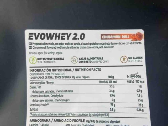 Evowhey 2.0, Cinnamon Roll von isarpirat | Hochgeladen von: isarpirat