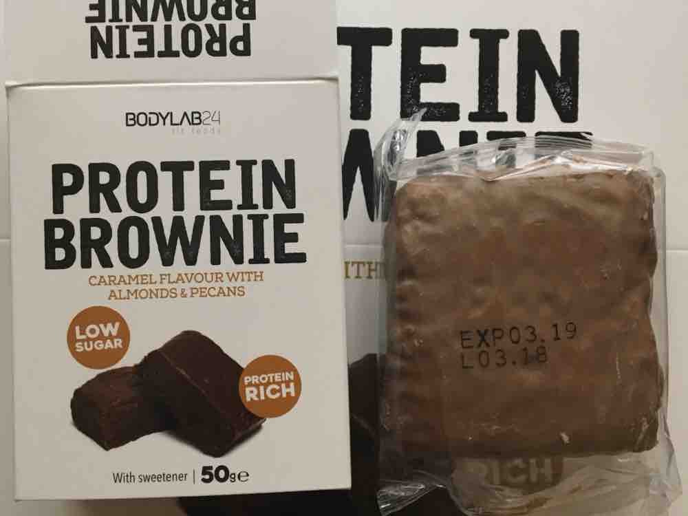 Protein Brownie, Caramel Flavour with Almonds & Pecans von A | Hochgeladen von: Alice.