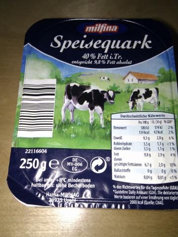 Milfina Speisequark 40% Fett | Hochgeladen von: teker
