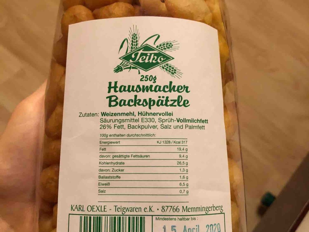 Backspätzle Hausgemacht, 250g von alexandra.habermeier | Hochgeladen von: alexandra.habermeier