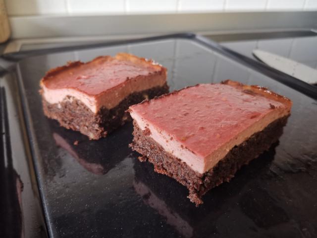 Himbeer-Käsekuchen-Brownie, glutenfrei von haney | Hochgeladen von: haney