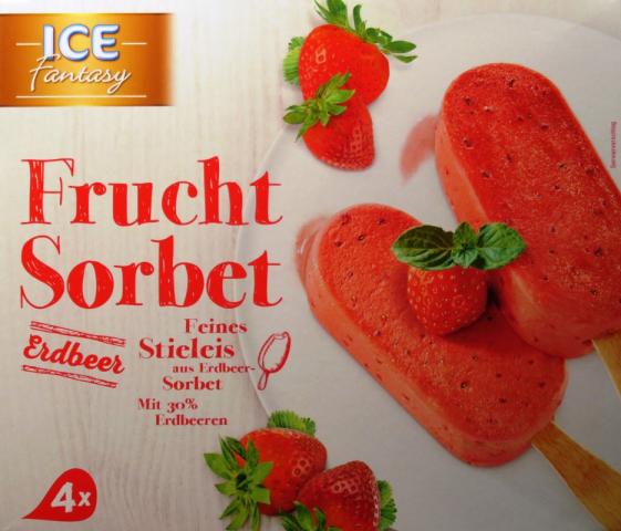 Frucht Sorbet, Erdbeer, Eis am Stiel | Hochgeladen von: Heidi