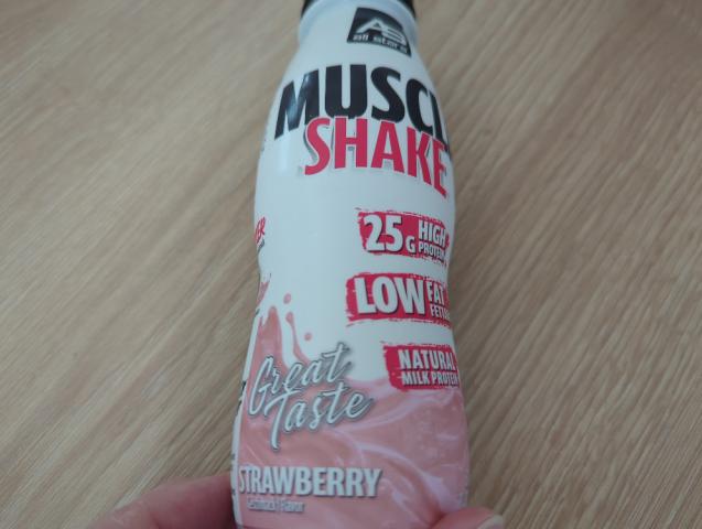 Protein Shake (Rewe), muscle shake erdbeer von jc42 | Hochgeladen von: jc42