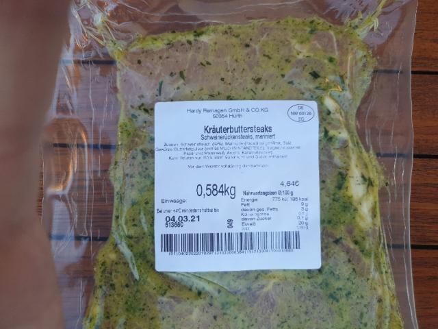 Kräuterbuttersteaks, Schweinerückensteaks von zigu56 | Hochgeladen von: zigu56