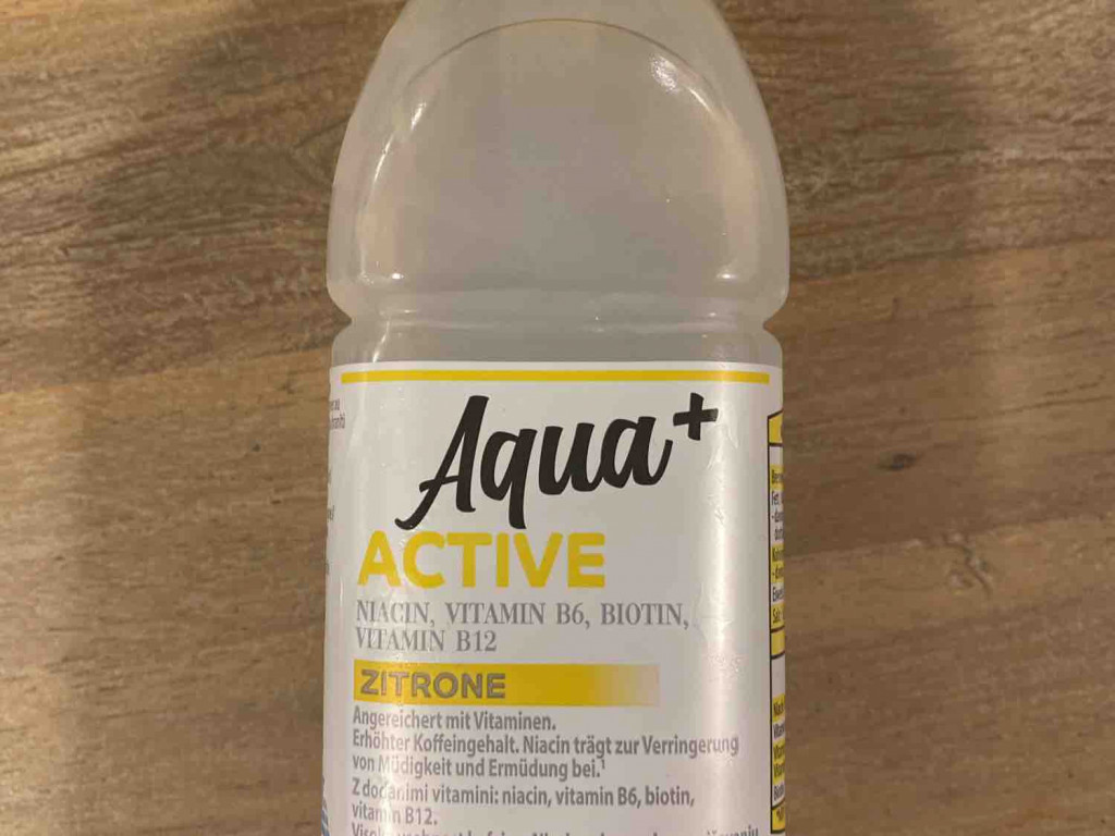 Aqua+ Active zitrone, niacin, vitamin B6, biotin, vitamin B12 vo | Hochgeladen von: Alma1985