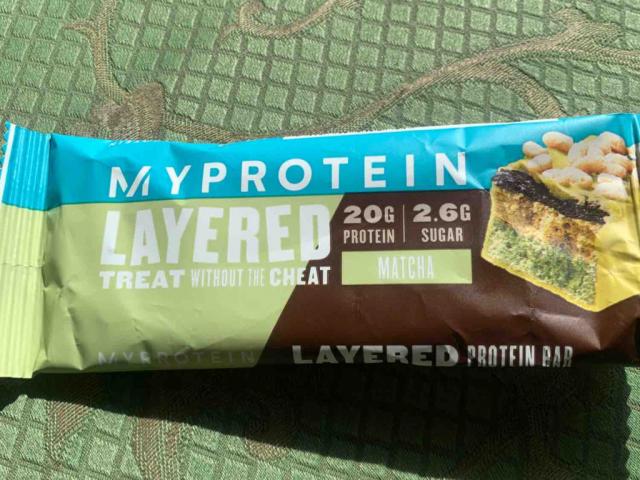 Layered Protein Bar - Matcha, 20g Protein, 2.6 g Zucker von merl | Hochgeladen von: merle110