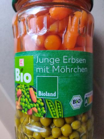 Junge Erbsen mit Möhrchen, Bioland Kaufland von hubert.dylla | Hochgeladen von: hubert.dylla