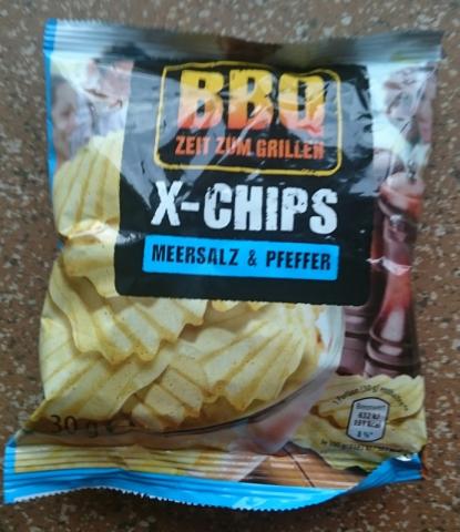 BBQ X-CHIPS (ALDI) Meersalz & Pfeffer | Hochgeladen von: chilipepper73