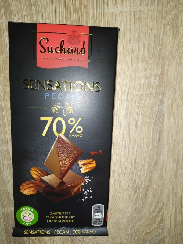 Pecan Noir 70% Schokolade, edelbitter von Anmariede | Hochgeladen von: Anmariede
