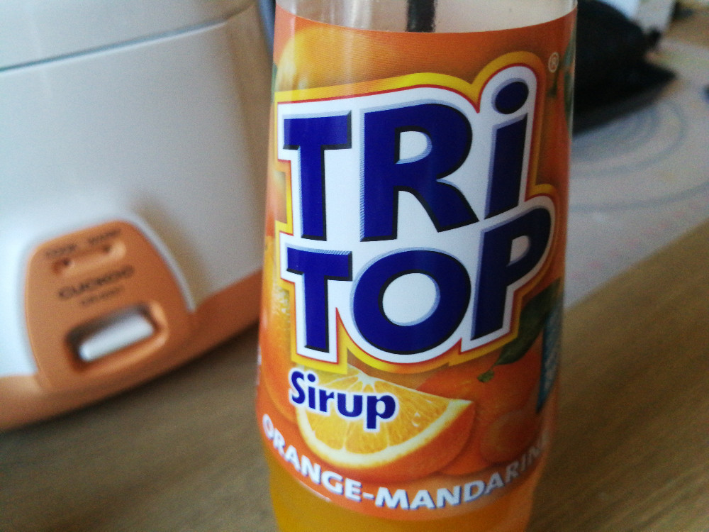 Tri Top Sirup Orange-Mandarine Sirup, unverdünnt von Spurwechsel | Hochgeladen von: Spurwechsel