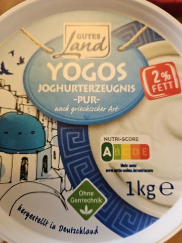 Gutes Land Yogos Joghurterzeugnis Griechischer Art, 2% Fett von  | Hochgeladen von: Sylke27