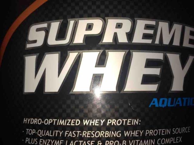 Supreme Whey Aquatic, Vanille - Rhabarber von stollestephan200 | Hochgeladen von: stollestephan200