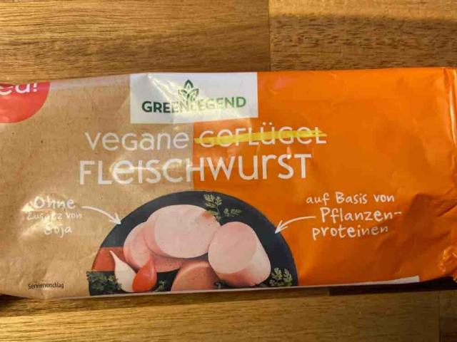 vegane Fleischwurst, auf Basis von Pflanzenproteinen von Kirsche | Hochgeladen von: Kirsche73