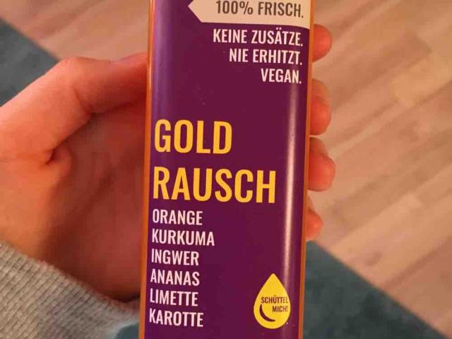 Gold Rausch Saft, Cold pressed juice von Klunker | Hochgeladen von: Klunker