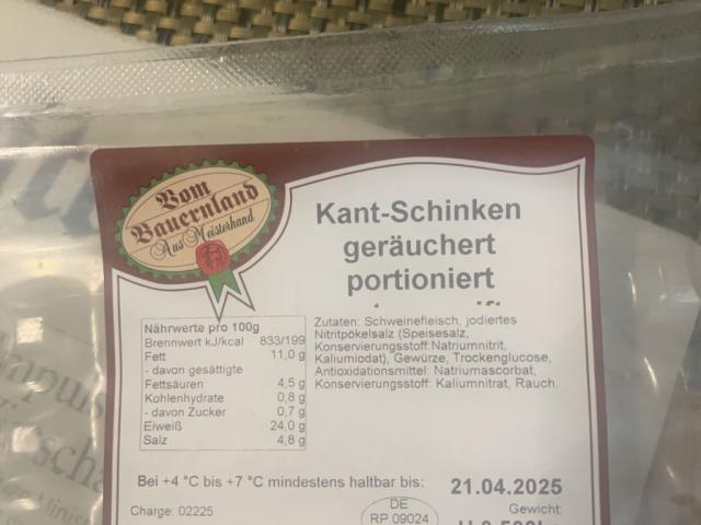 Kant Schinken geräuchert von Isabelkaelker | Hochgeladen von: Isabelkaelker Kant Schinken geräuchert von Isabelkaelker | Hochgeladen von: Isabelkaelker