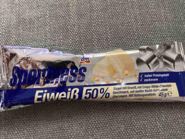 Sportness Eiweiß 50% Crispy white chocolate von annasc350 | Hochgeladen von: annasc350