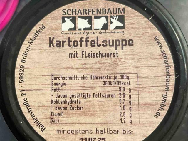 Kartoffelsuppe, mit Fleischwurst von TT90 | Hochgeladen von: TT90