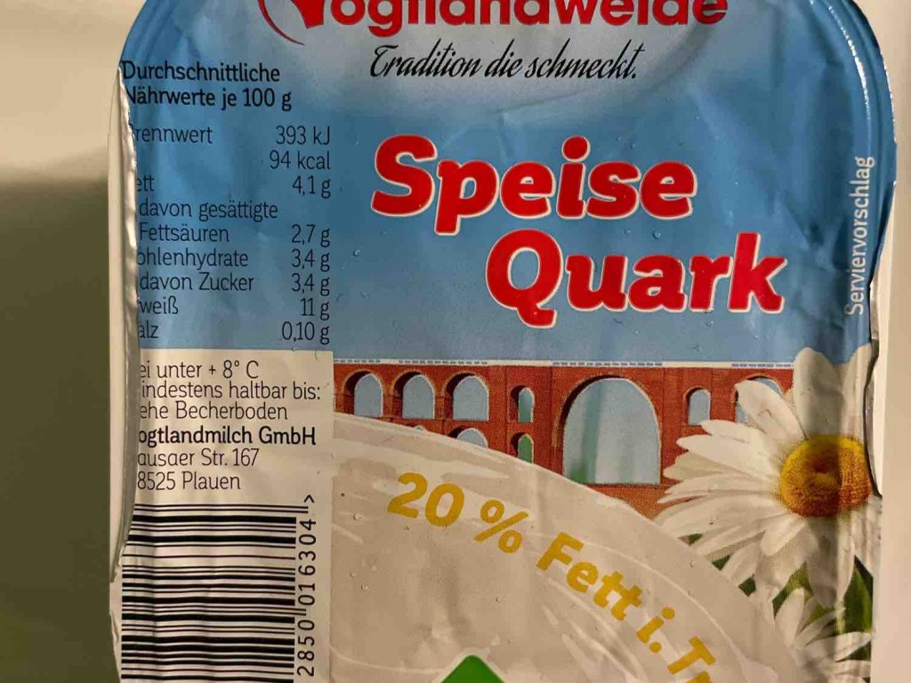 Speisequark 20% Fett i. Tr. von Ronnyl | Hochgeladen von: Ronnyl