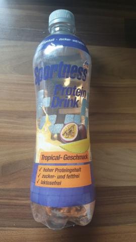 Sportness Protein Drink, Tropical-Geschmack von Julegret | Hochgeladen von: Julegret