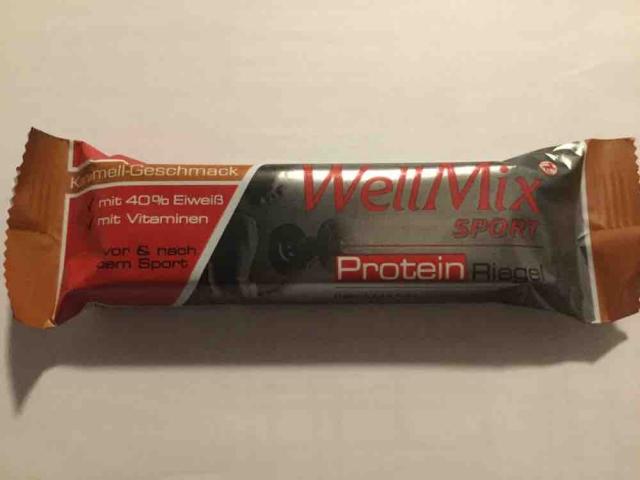 Wellmix Protein Riegel Karamell von SHelena | Hochgeladen von: SHelena