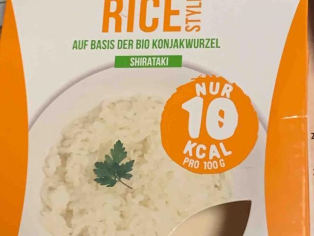 Rice Style auf Basis der Bio Konjakwurzel von AbnehmBar5 | Hochgeladen von: AbnehmBar5