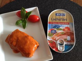 Lachsfilet, in Tomaten-Mozzarella-Sauce | Hochgeladen von: janruben88