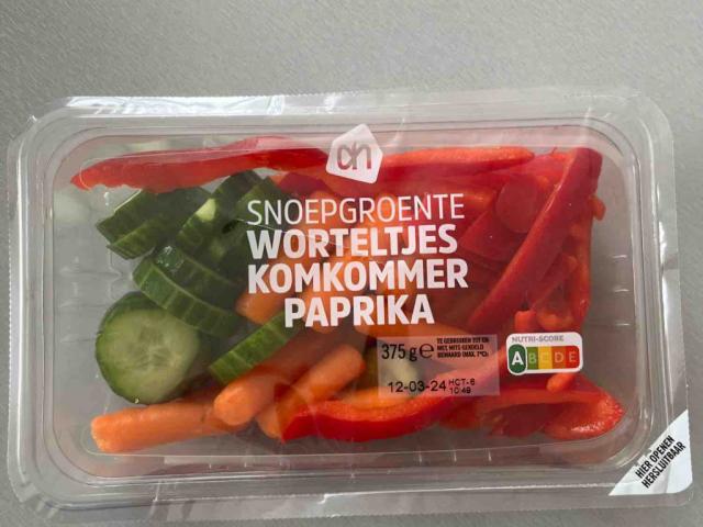 Worteltjes, Gesneden Komkommer en Gesneden Rode Paprika by annih | Hochgeladen von: annihasi